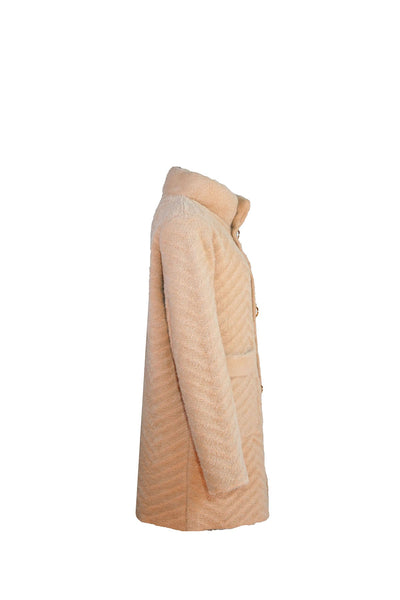 Lucchi Italy Women's Fur Coat - Camel