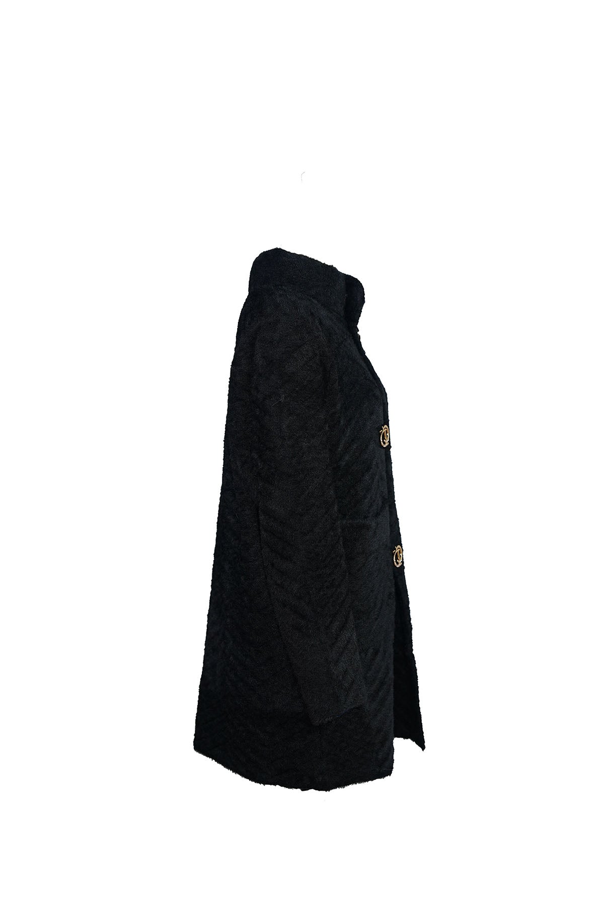 Lucchi Italy Women's Fur Coat - Black