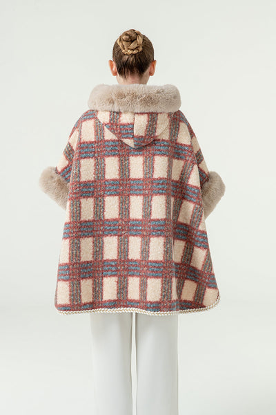 Lucchi Italy Women's Hooded Cape