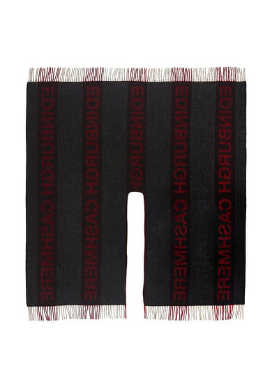Lucchi Italy Edinburgh Red Cape 100% Pure Lambswool