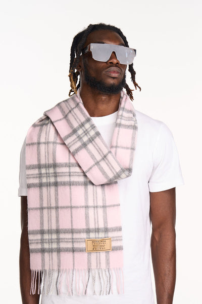 Lucchi Italy 100% Pure Cashmere Scarf Thomson Pink - Big Size