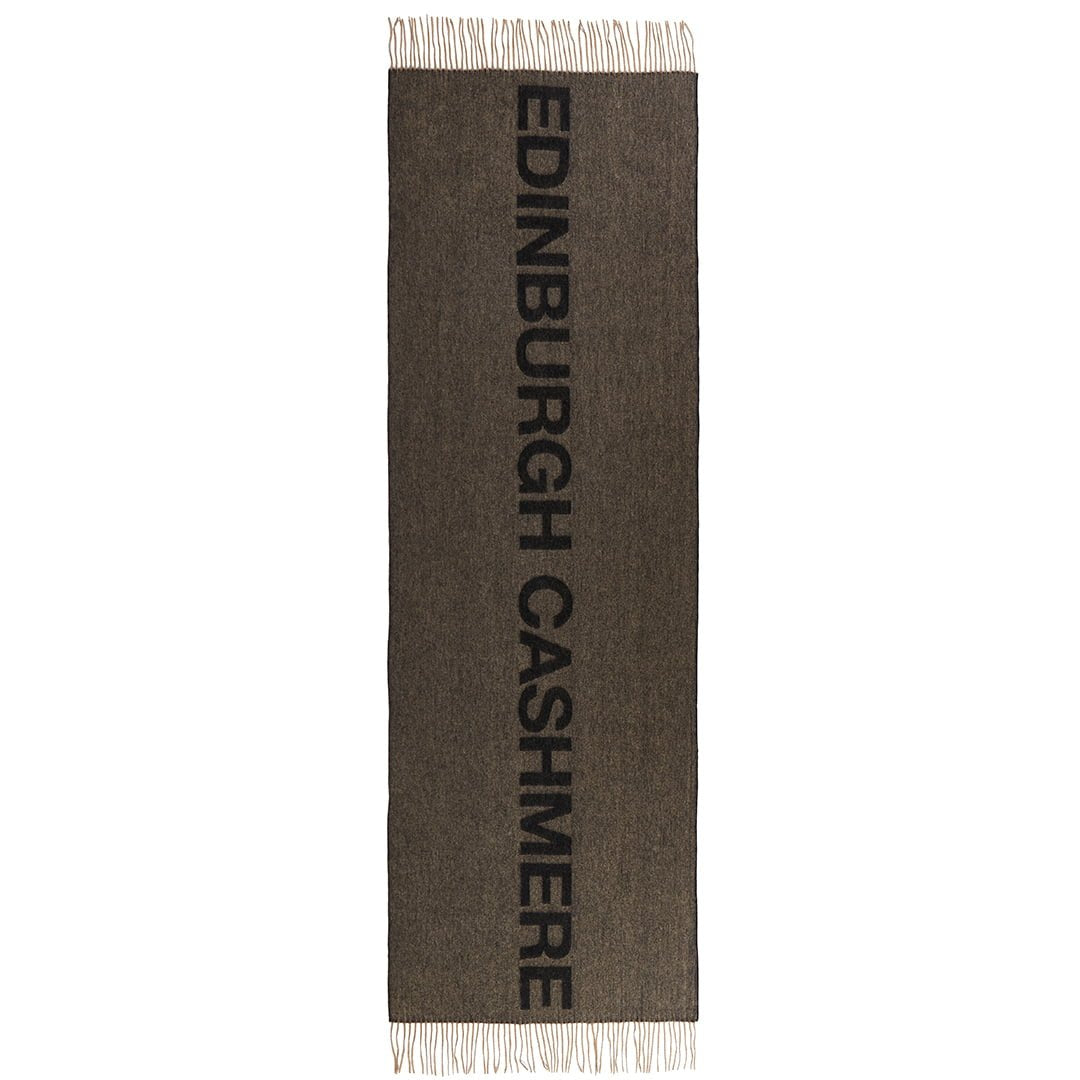 Lucchi Italy Edinburgh Charcoal Stole 100% Pure Lambswool
