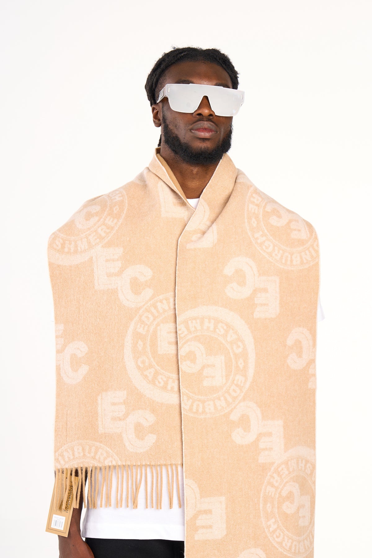 Lucchi Italy designer Scarf Camel