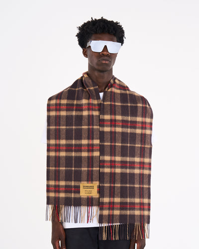 100% Pure Lambswool Scarf Thomson Black