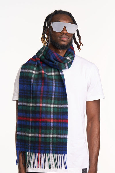 Lucchi Italy Scarf MacKenzie Tartan 100% Pure Lambs wool Scottish Design
