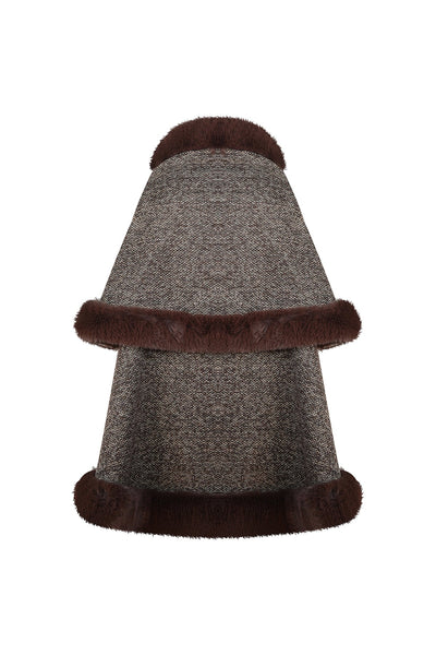 Lucchi Italy Women's Cape - Brown