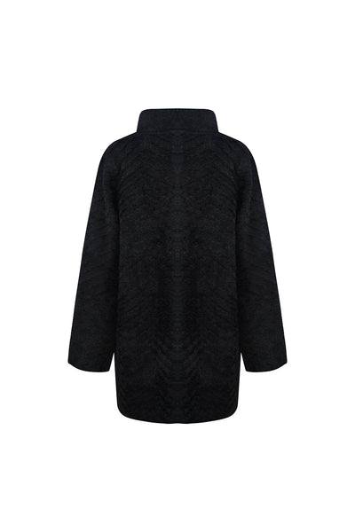Lucchi Italy Women's Fur Coat - Black