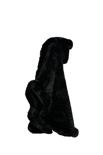 Lucchi Italy Women's Hooded Cape - Black