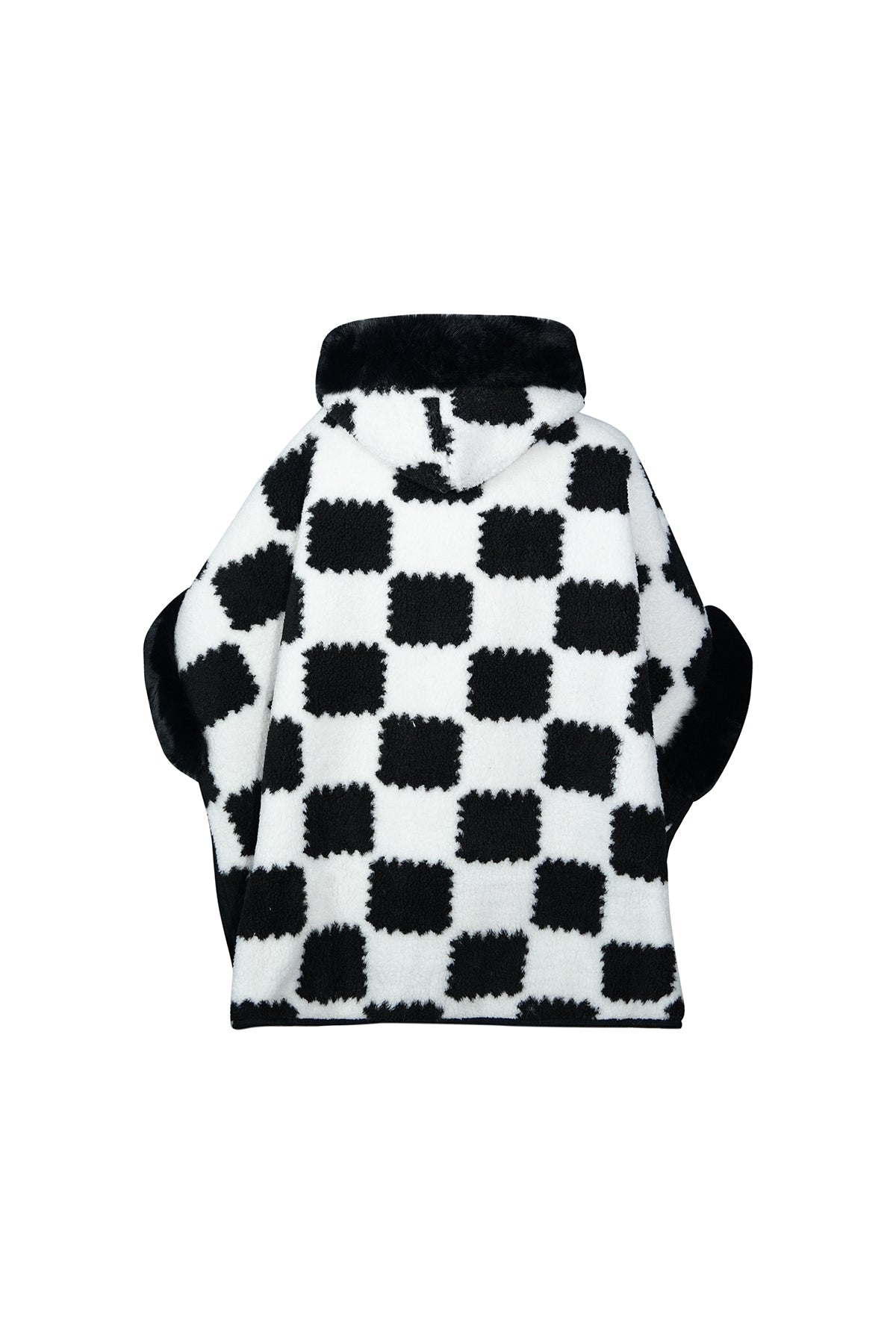 Lucchi Italy Women's Hooded Cape - Black