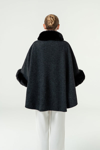 Lucchi Italy Women's Cape - Black