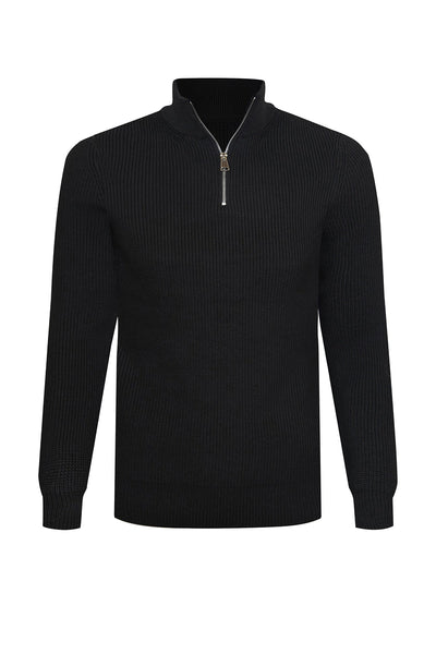 Lucchi Italy Men's Cardigan - Black