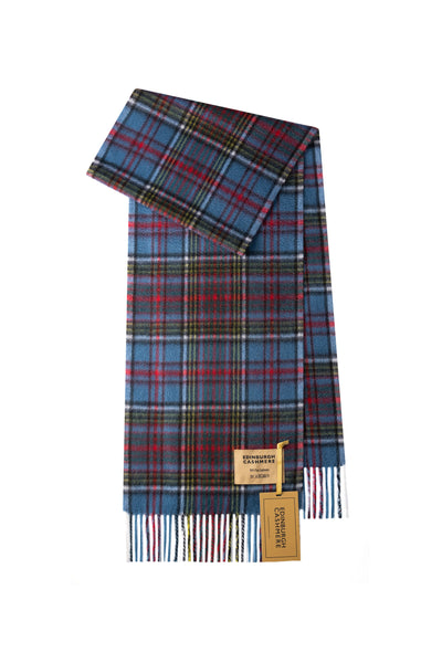 100% Pure Cashmere Scarf Design Anderson Tartan