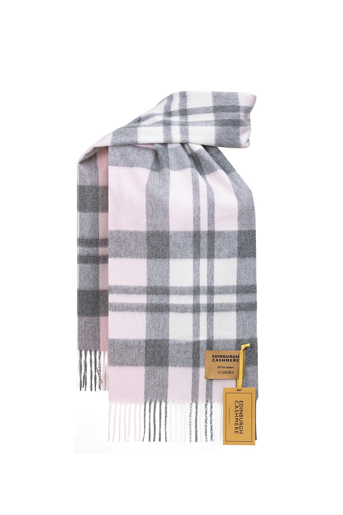 100% Pure Cashmere DC Pink Scarf