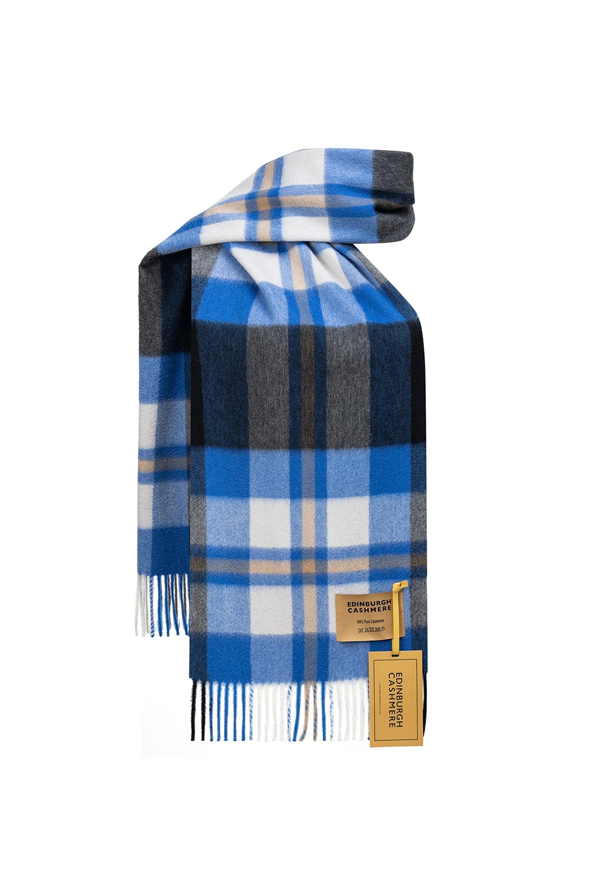DC Scott Cashmere Scarf Blue/Black