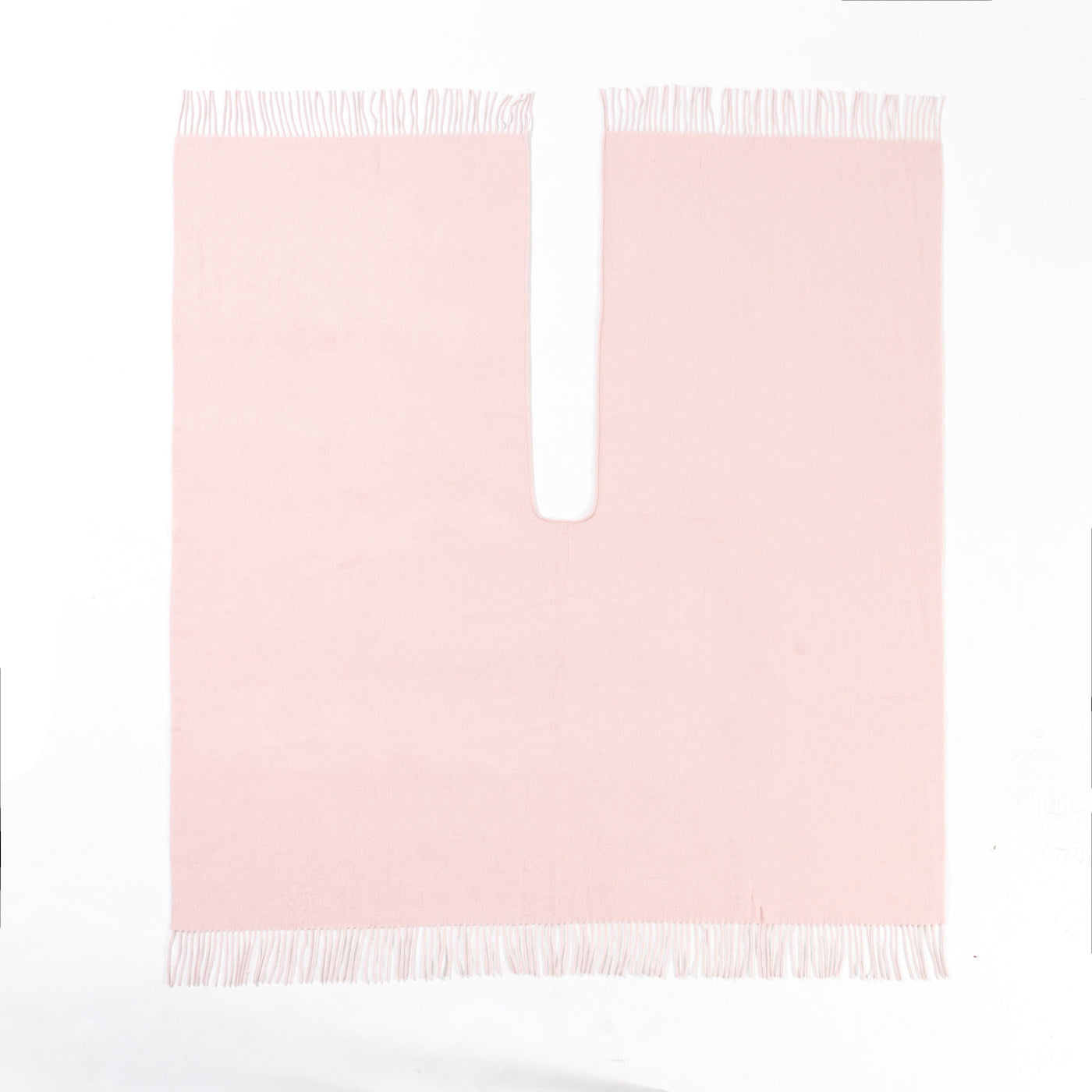 Lucchi Italy Plain Cape Light Pink Poncho 100% Pure Lambswool