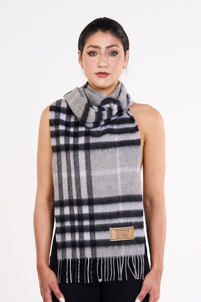 Lucchi Italy Cashmere Designer Scarf Iconic DC Classic