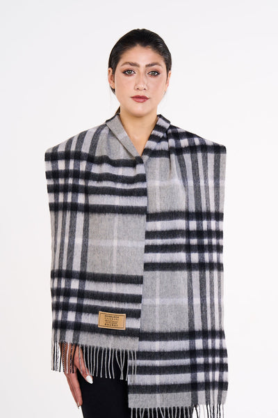 Lucchi Italy Cashmere Designer Scarf Iconic DC Classic
