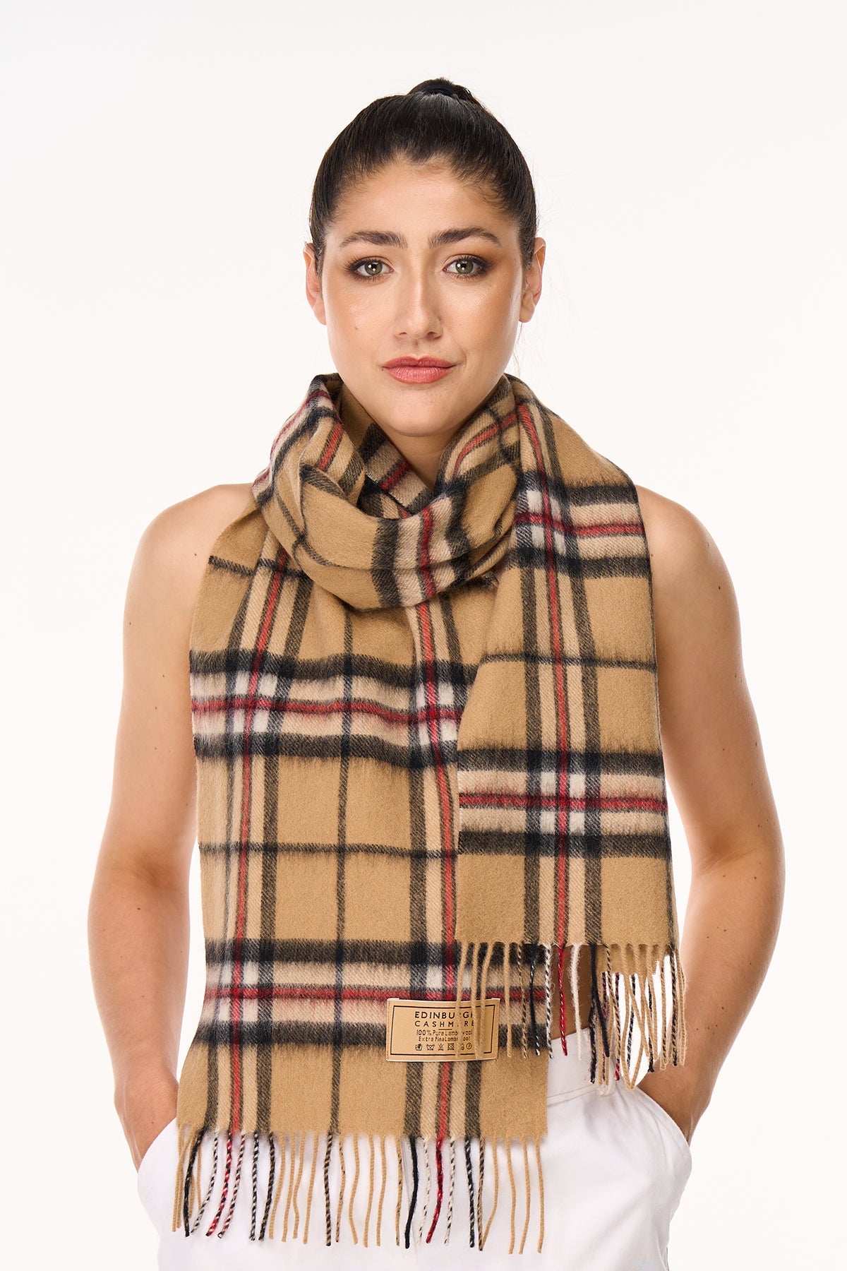 Lucchi Italy Scarf Scottish Design 100% Pure Lambswool