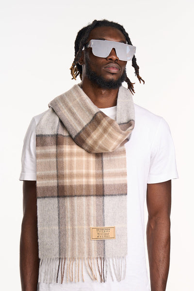 Lucchi Italy Scarf 100% Pure wool Scottish Design MacKellar Tartan