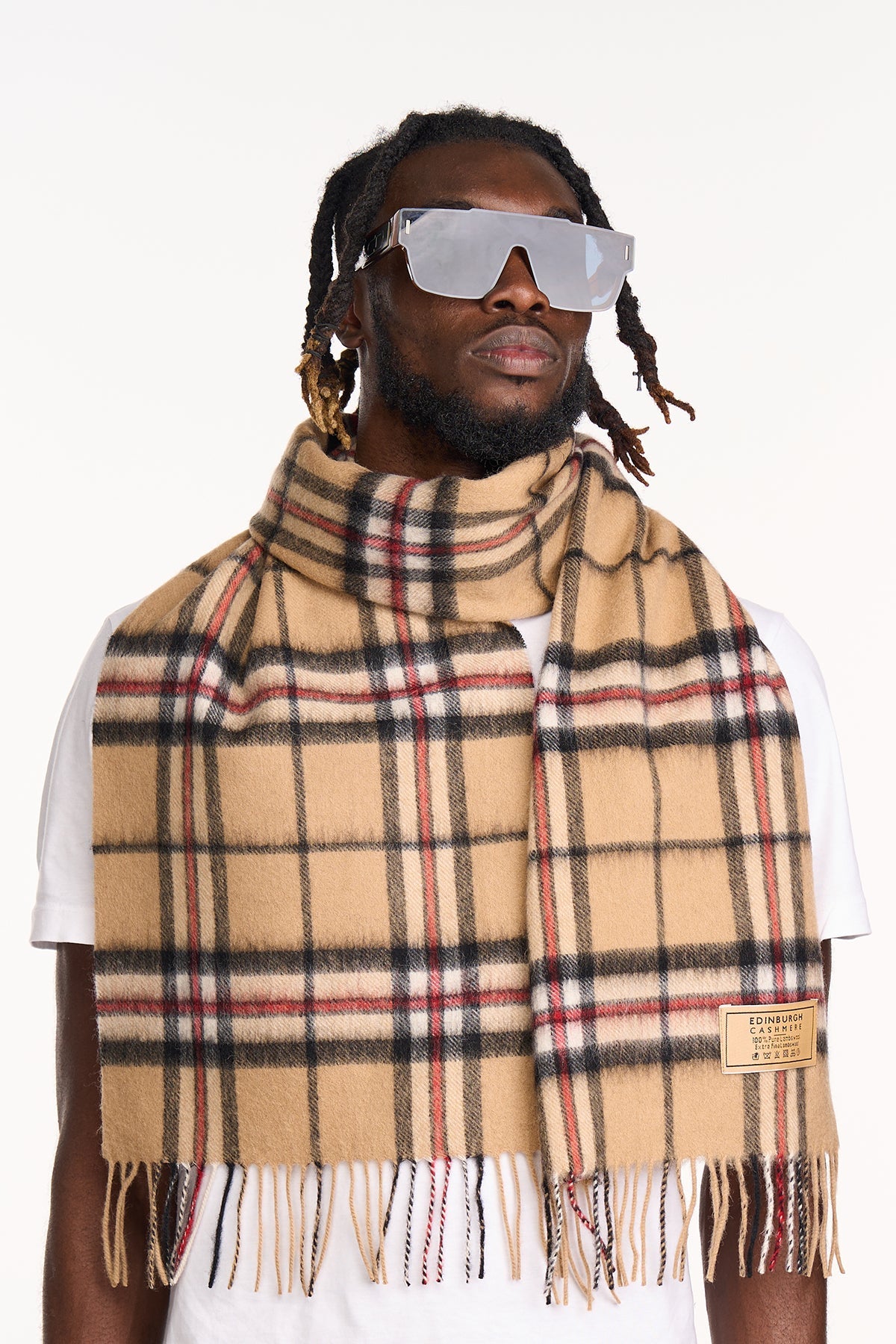 Lucchi Italy Scarf Scottish Design 100% Pure Lambswool