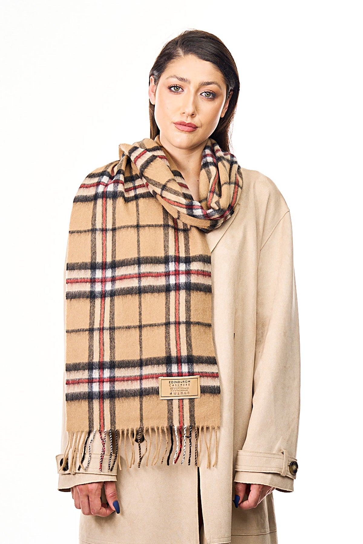 Lucchi Italy Scarf Scottish Design 100% Pure Lambswool