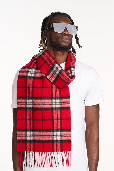 Lucchi Italy Luxury Scarf EC Check Exclusive Iconic Design