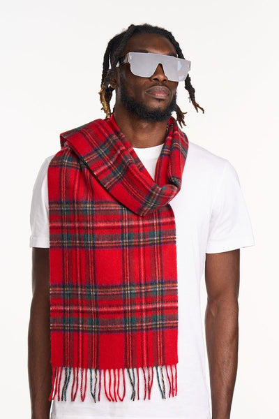 100% Pure Children's Cashmere Scarf Design Royal Stewart Tartan