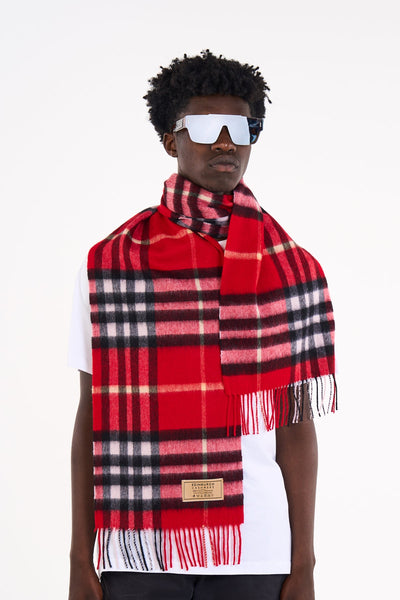 Lucchi Italy Cashmere Designer Scarf Iconic DC Classic