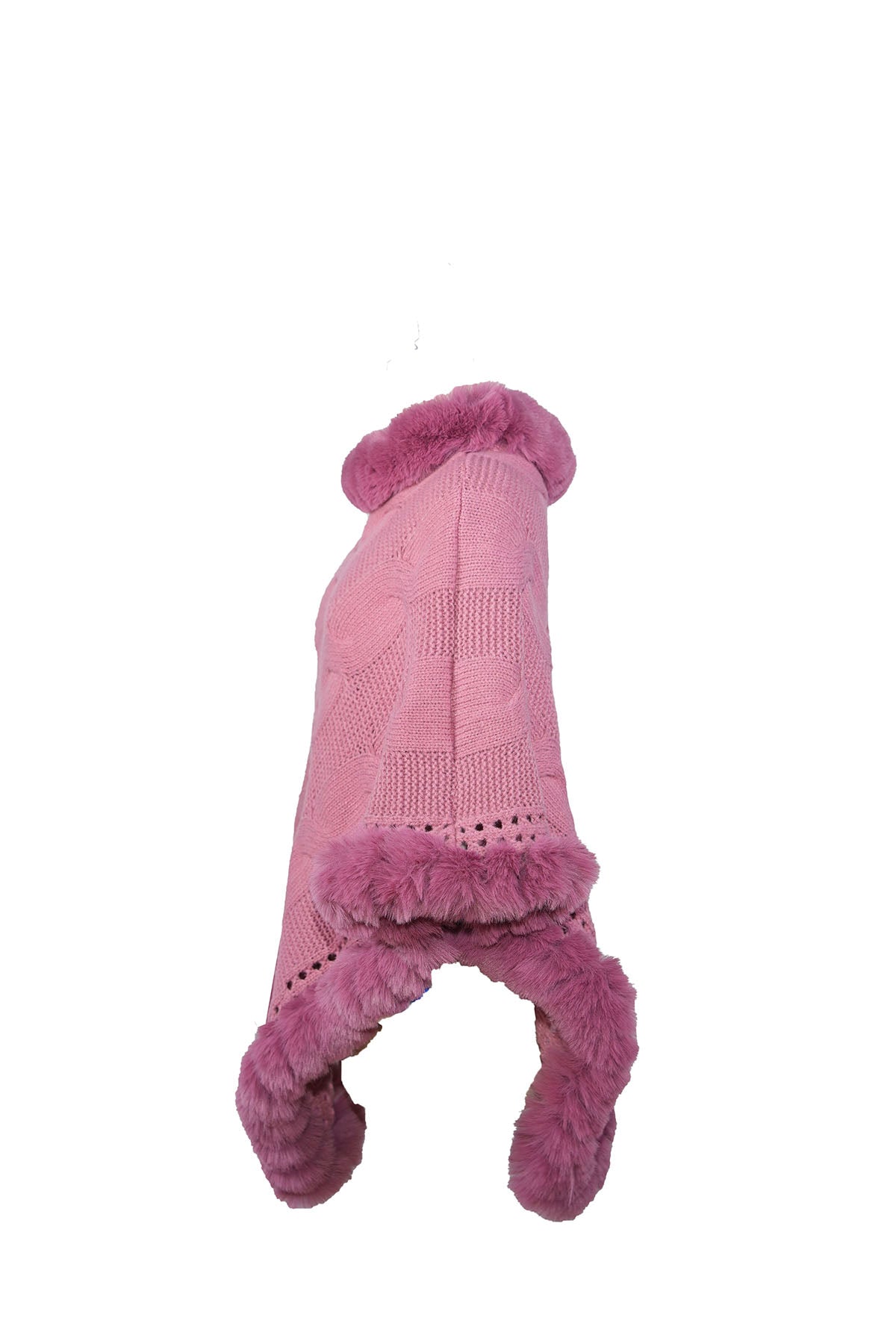 Lucchi Italy Women's Poncho - Pink