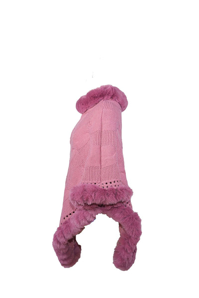 Lucchi Italy Women's Poncho - Pink