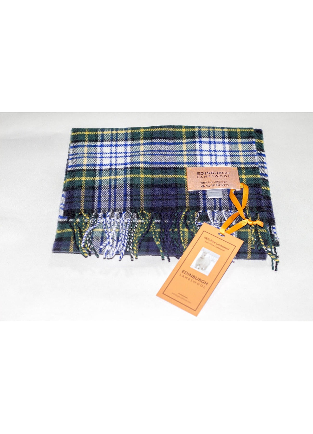 Lucchi Italy Gordon Dress Scarf - Made in Scotland 100% Pure Lambswool