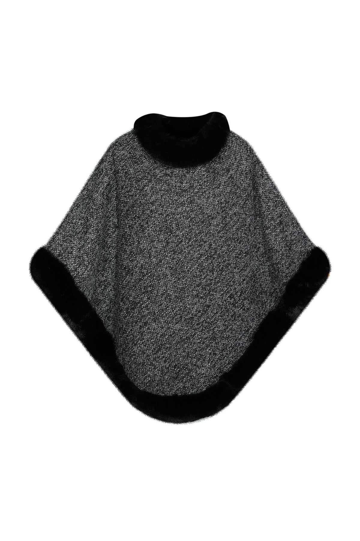 Lucchi Italy Women's Poncho - Black