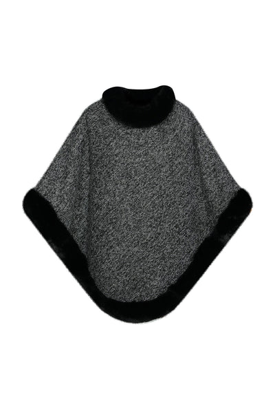 Lucchi Italy Women's Poncho - Black