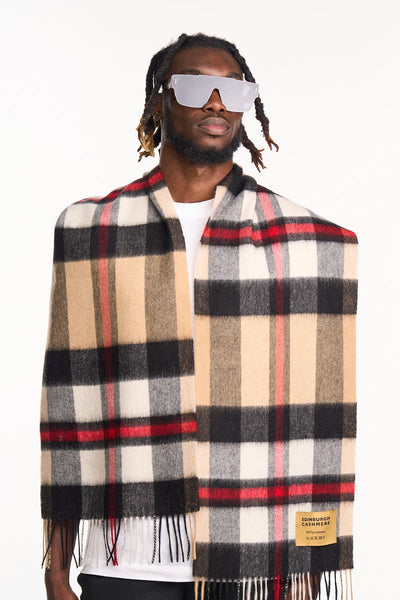 Lucchi Italy 100% Pure Cashmere Scarf DC Scott