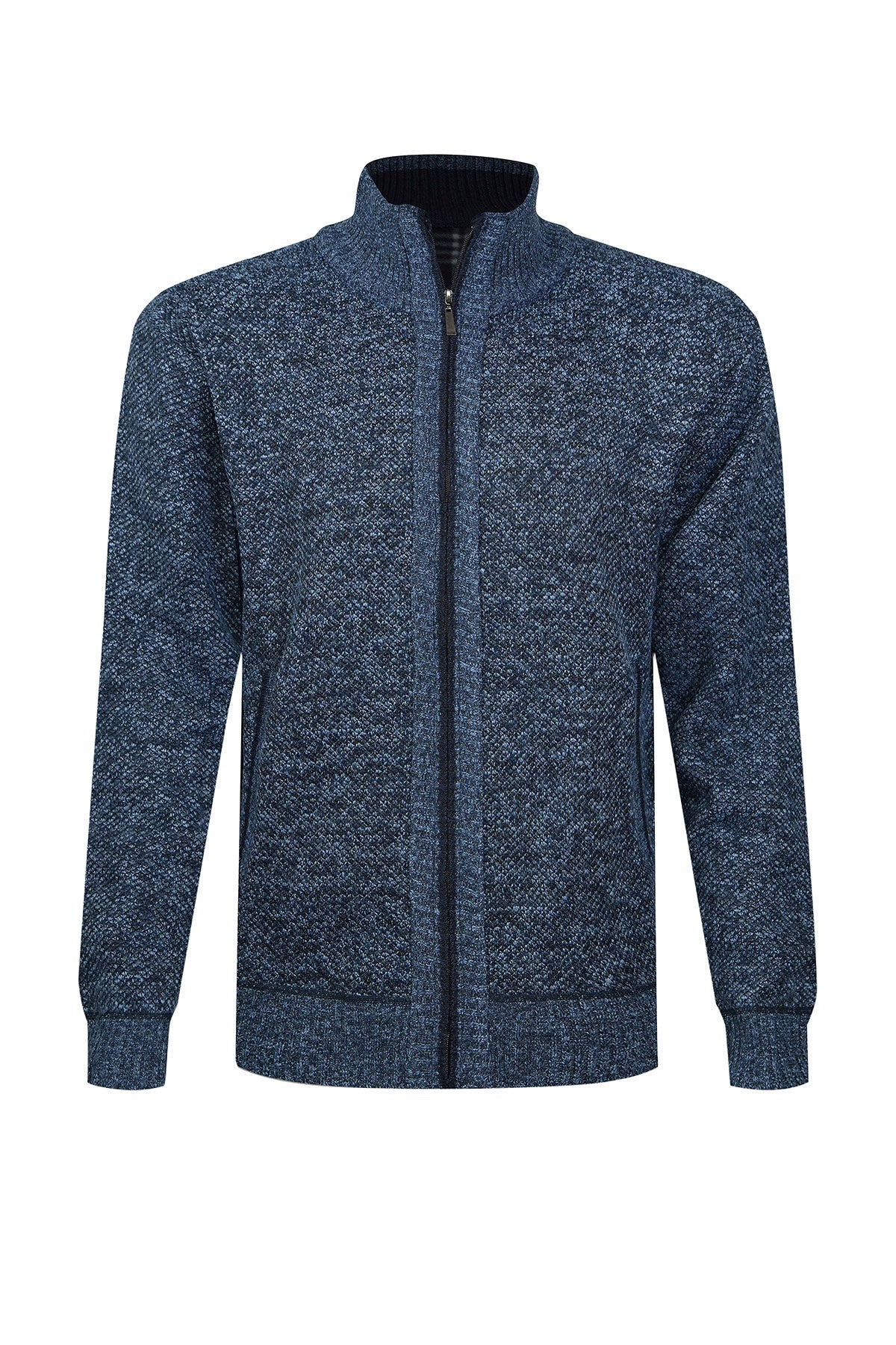 Lucchi Italy Men's Cardigan - Blue