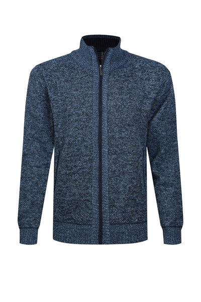 Lucchi Italy Men's Cardigan - Blue