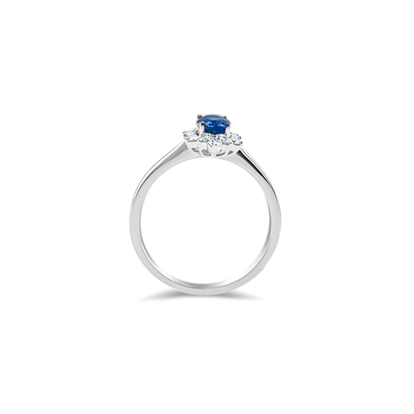 Lucchi Italy 18k White Gold with Diamond and Other Stones - Ring Style 18 (Size 12)