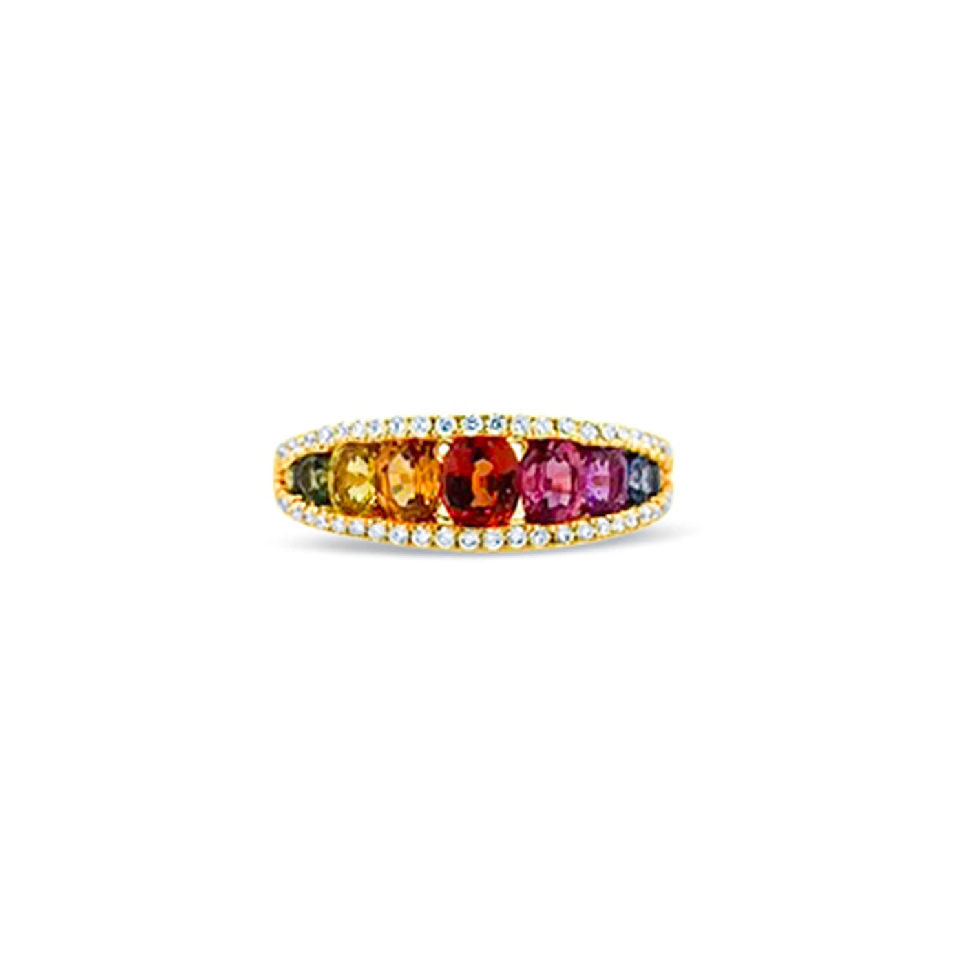 Lucchi Italy 18k Yellow Gold with Diamond - Ring Style 45 (Size 13)