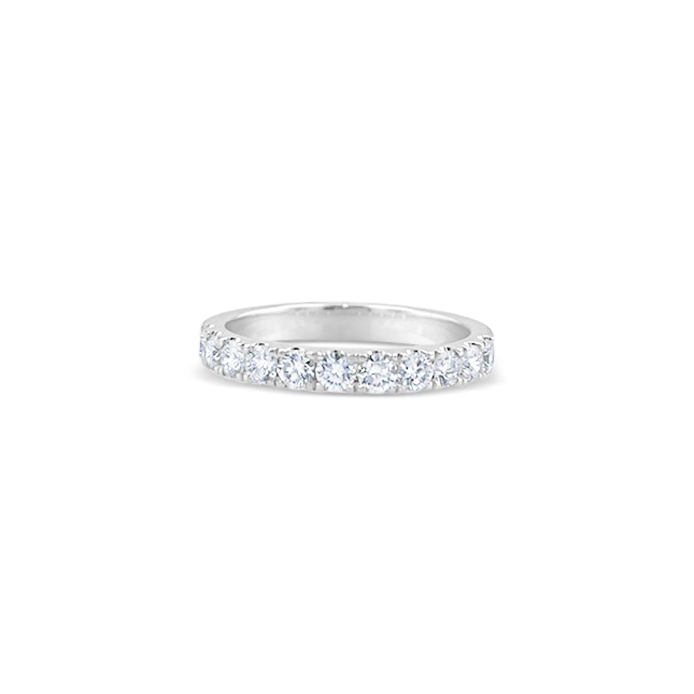 Lucchi Italy 18k White Gold with Diamond - Ring Style 50 (Size 15)