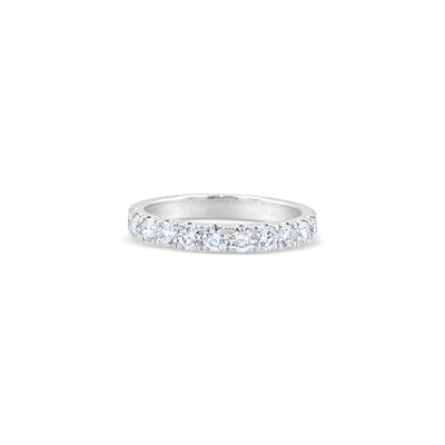 Lucchi Italy 18k White Gold with Diamond - Ring Style 50 (Size 15)