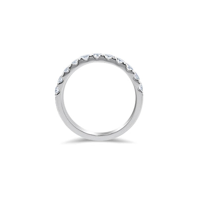 Lucchi Italy 18k White Gold with Diamond - Ring Style 50 (Size 15)