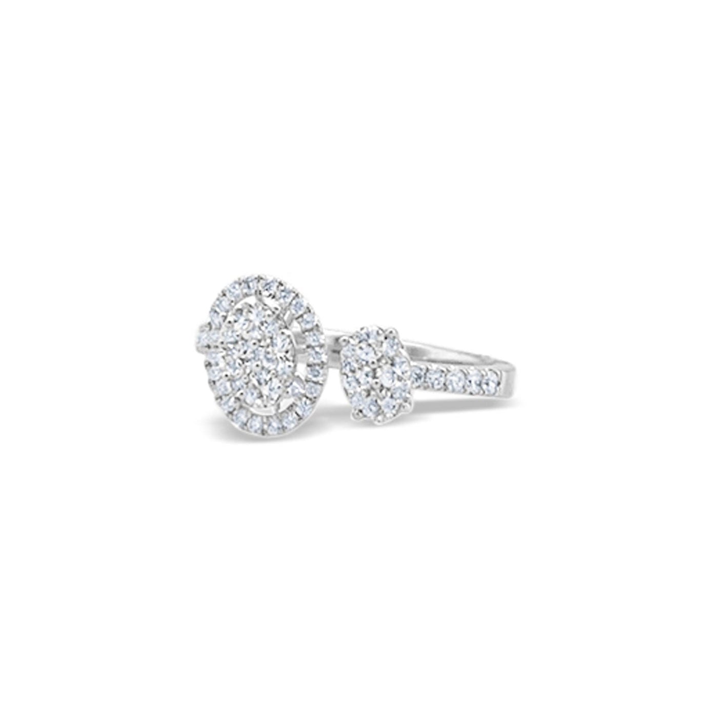 Lucchi Italy 18k White Gold with Diamond - Ring Style 34 (Size 15)