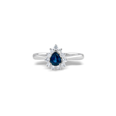 Lucchi Italy 18k White Gold with Diamond - Ring Style 29 (Size 13)