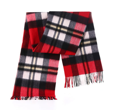 Lucchi Italy DC Red Stole 100% Pure Lambswool