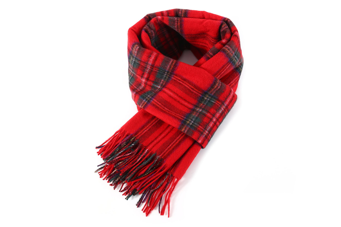 Lucchi Italy Royal Stewart Stole 100% Pure Lambswool