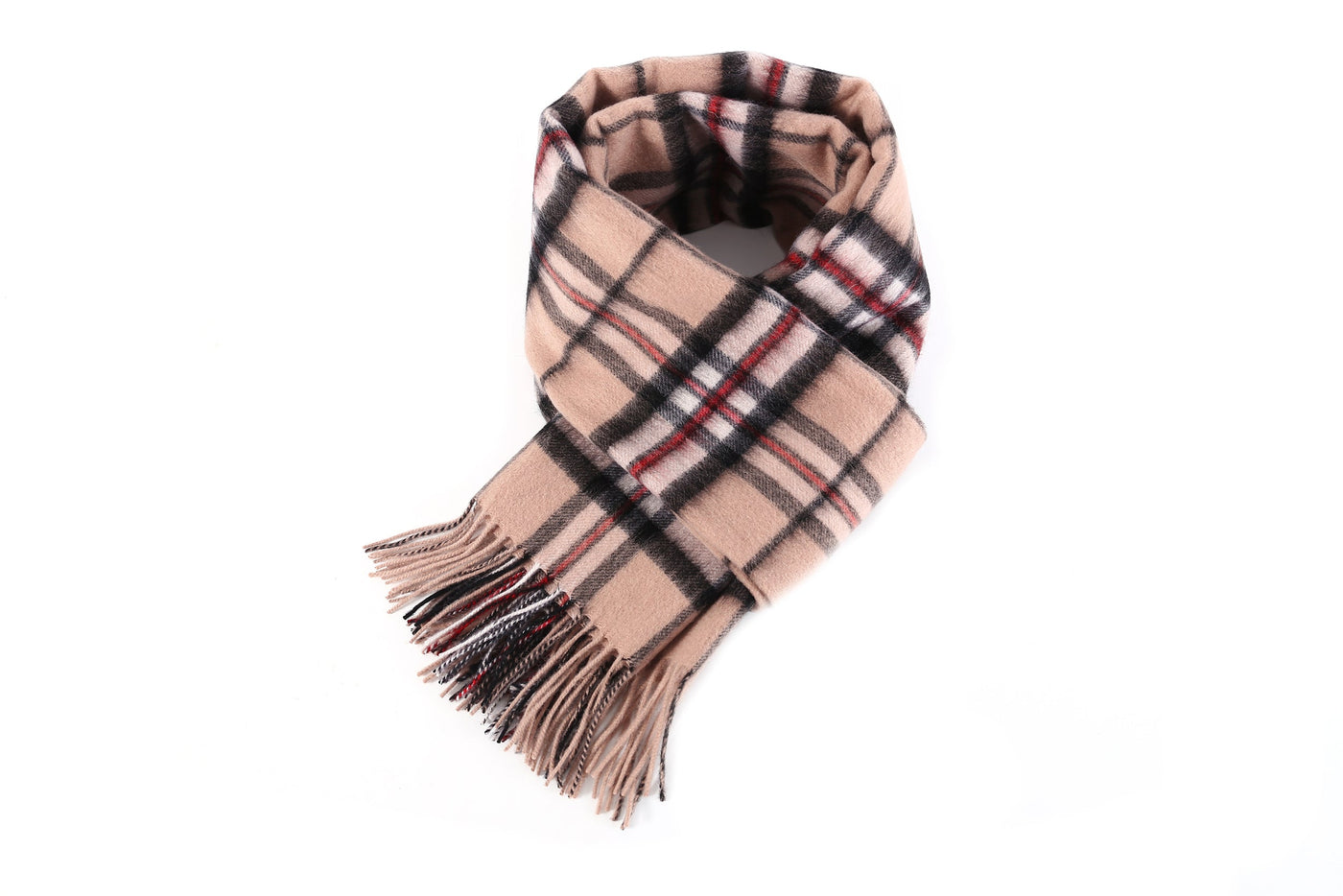Lucchi Italy Thomson Camel Light Stole 100% Pure Lambswool