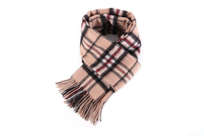Lucchi Italy Thomson Camel Light Stole 100% Pure Lambswool