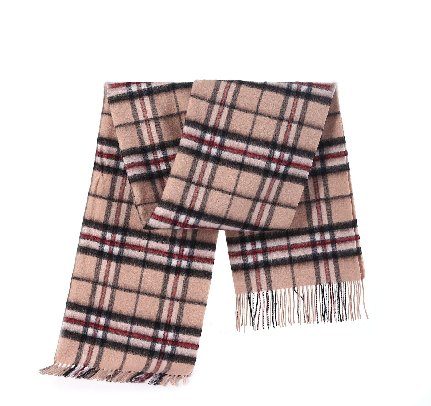 Lucchi Italy Thomson Camel Light Stole 100% Pure Lambswool