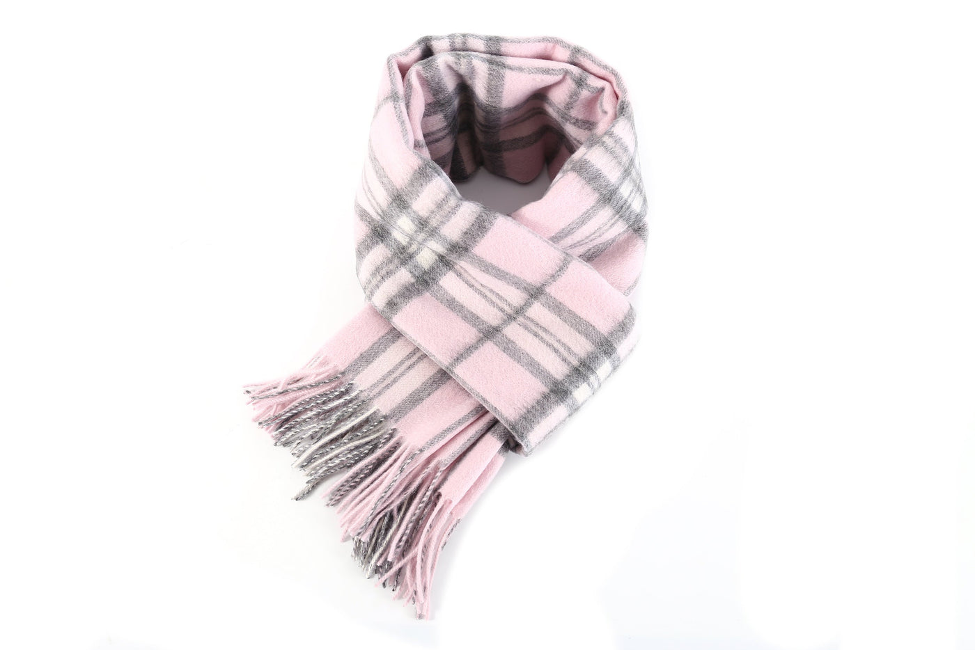 Lucchi Italy Thomson Pink Stole 100% Pure Lambswool