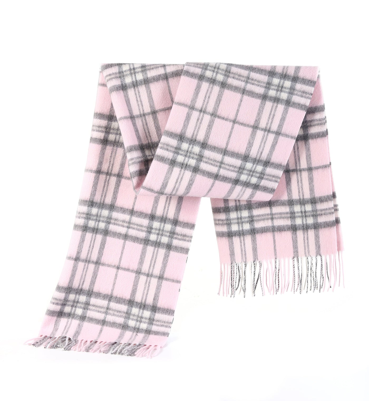Lucchi Italy Thomson Pink Stole 100% Pure Lambswool